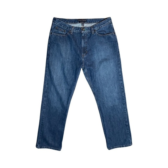 Tommy Hilfiger Darker Wash Classic Fit Jeans 36x30 - Picture 1 of 8